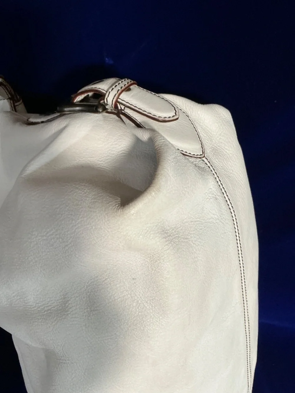 Fendi Borsa Doctor Hobo Bag white leather
